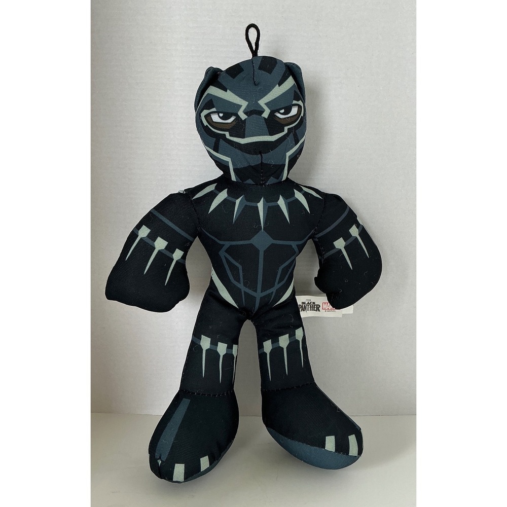 Marvel Black Panther Plush Figure 9 Inch Superhero Stuffed Toy Black Grey 2018